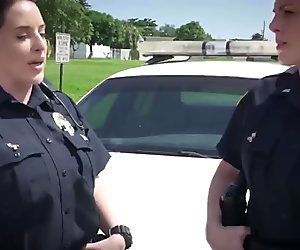 Dos policías Sexo por Cachonda Negros Tude