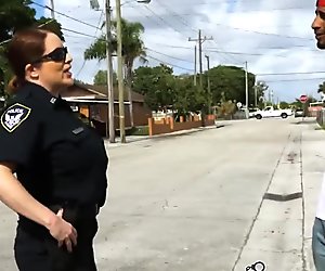 Horny cops get into the hood looking for a massive cock to fuck hard