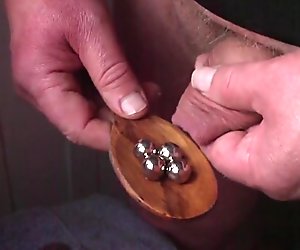 Prepucio de cuchara de madera con 7 rodamientos de bolas